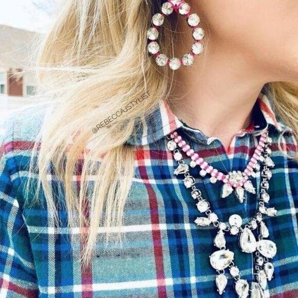 Stella & Dot Neon Dream Statement Necklace - Picture 3 of 6